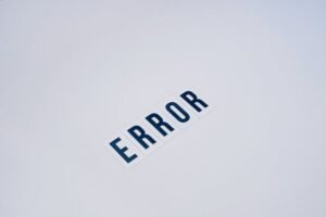 troubleshooting guidance for errors